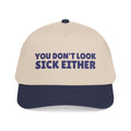Navy Embroidered Trucker Hat, Chronic Illness Humor, You Don't Look Sick, Navy cap, Invisible Illness
