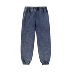 Plain Snow Wash Jogged Sweatpants