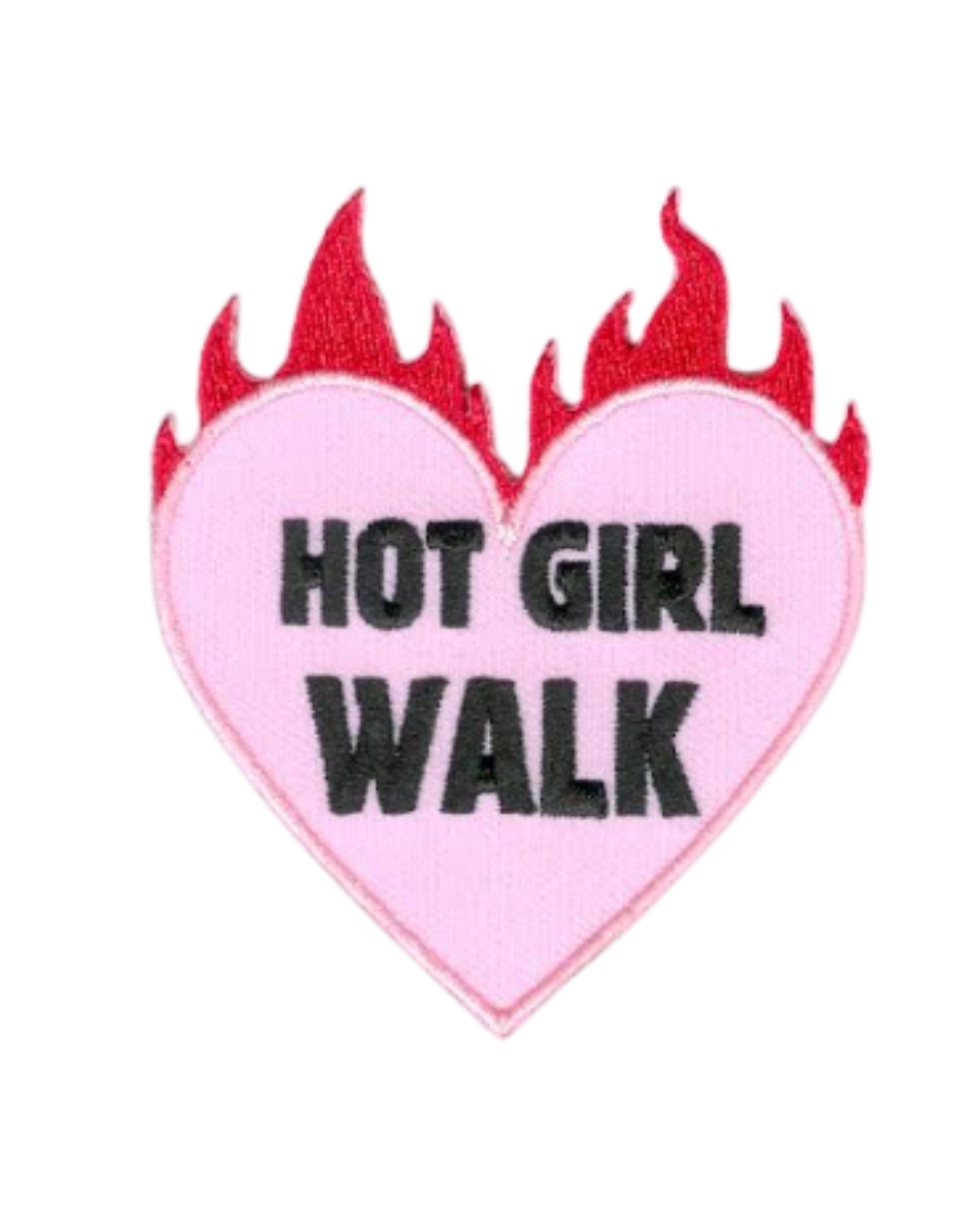 Hot Girl Walk – Iron-On Patch (2.5" x 3")