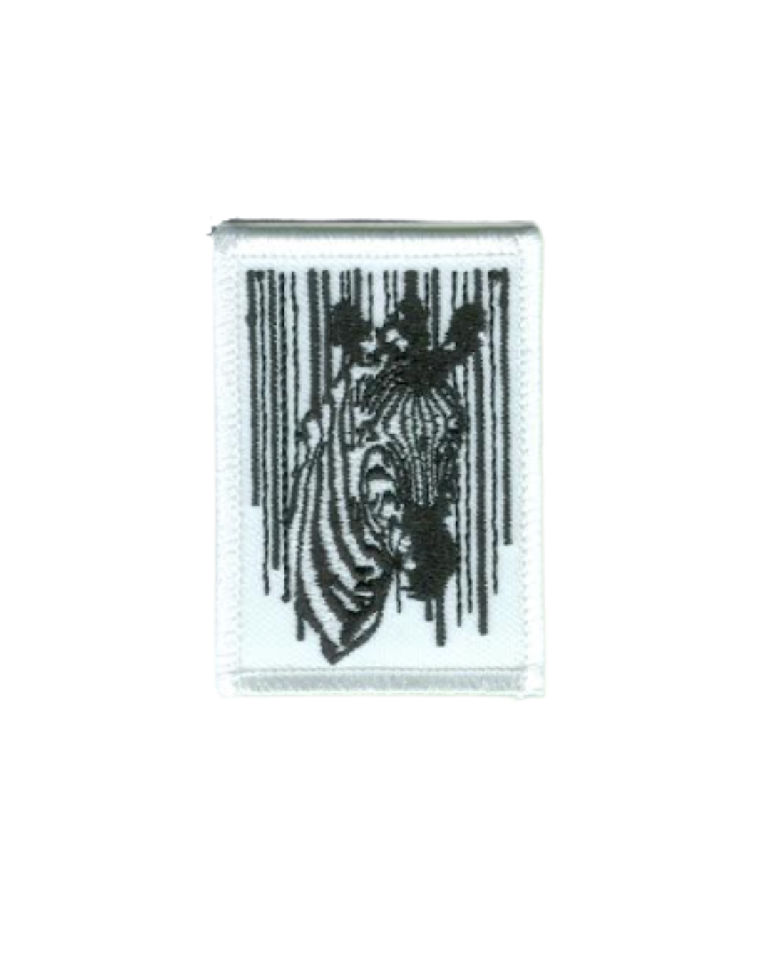 Barcode Zebra – Iron-On Patch (1.5" x 2.5")