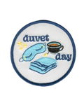 Duvet Day – Iron-On Patch (3" x 3")