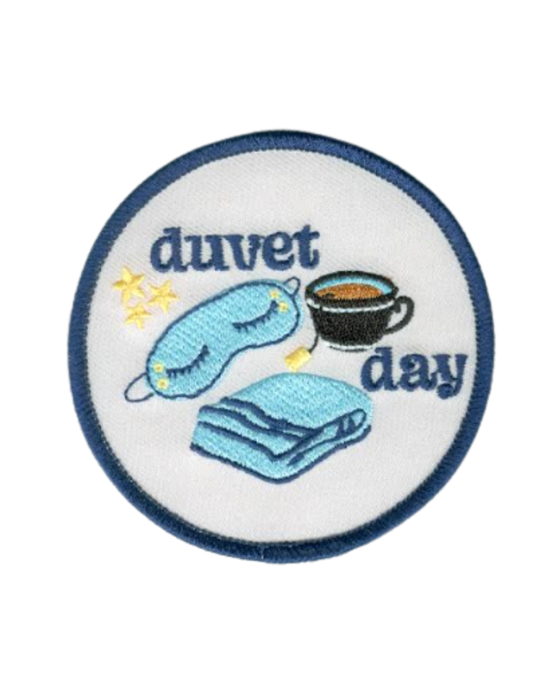 Duvet Day – Iron-On Patch (3" x 3")
