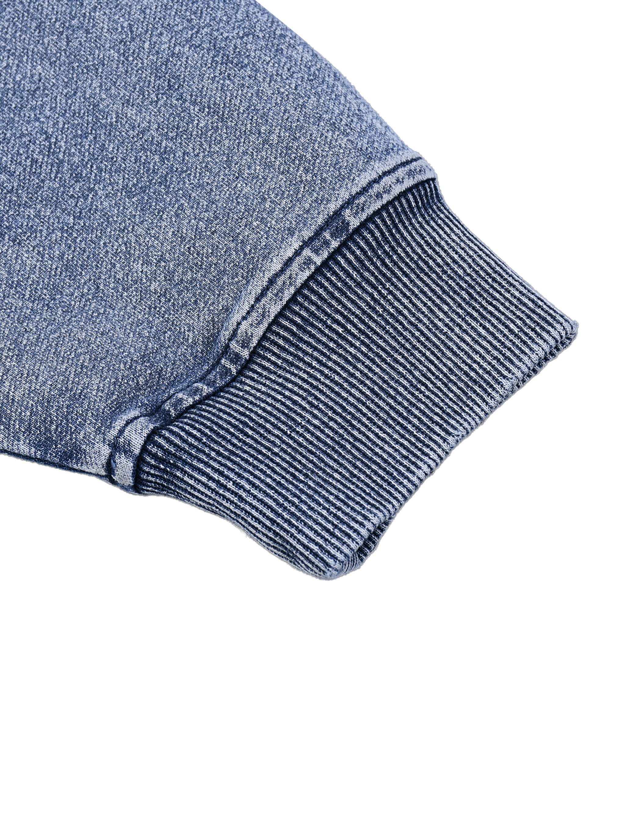 Calling in Sick Snow Wash Oversized Zip-Up Hoodie